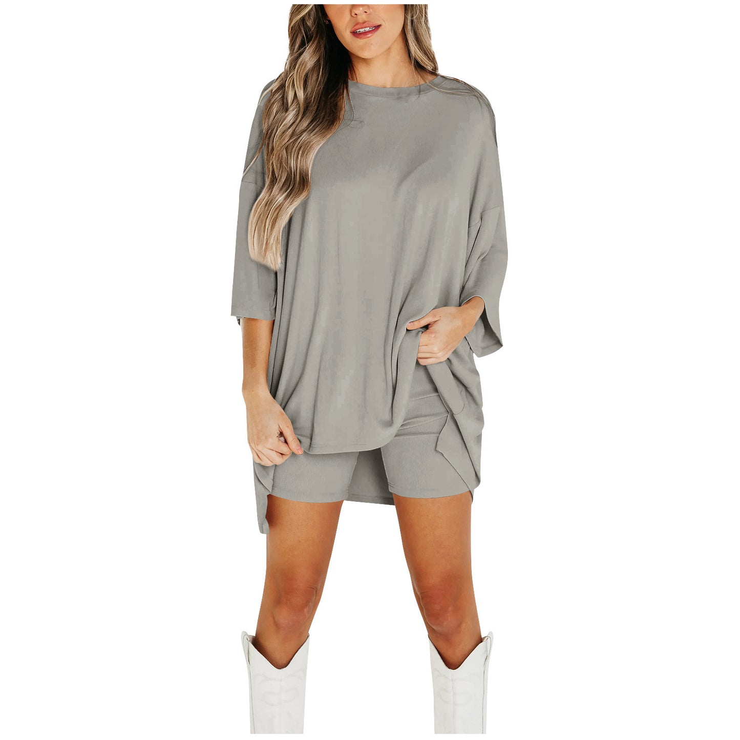 Women’s Short-sleeved T-shirt And Slim Tight Pants