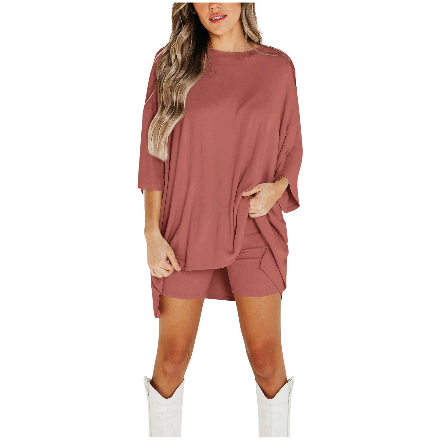 Women’s Short-sleeved T-shirt And Slim Tight Pants