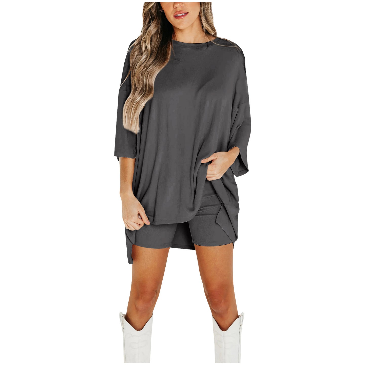 Women’s Short-sleeved T-shirt And Slim Tight Pants
