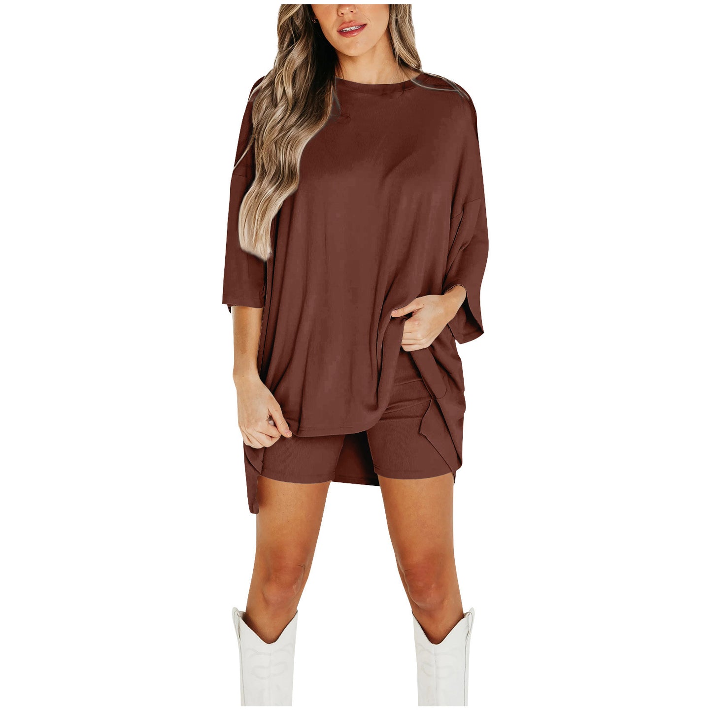 Women’s Short-sleeved T-shirt And Slim Tight Pants