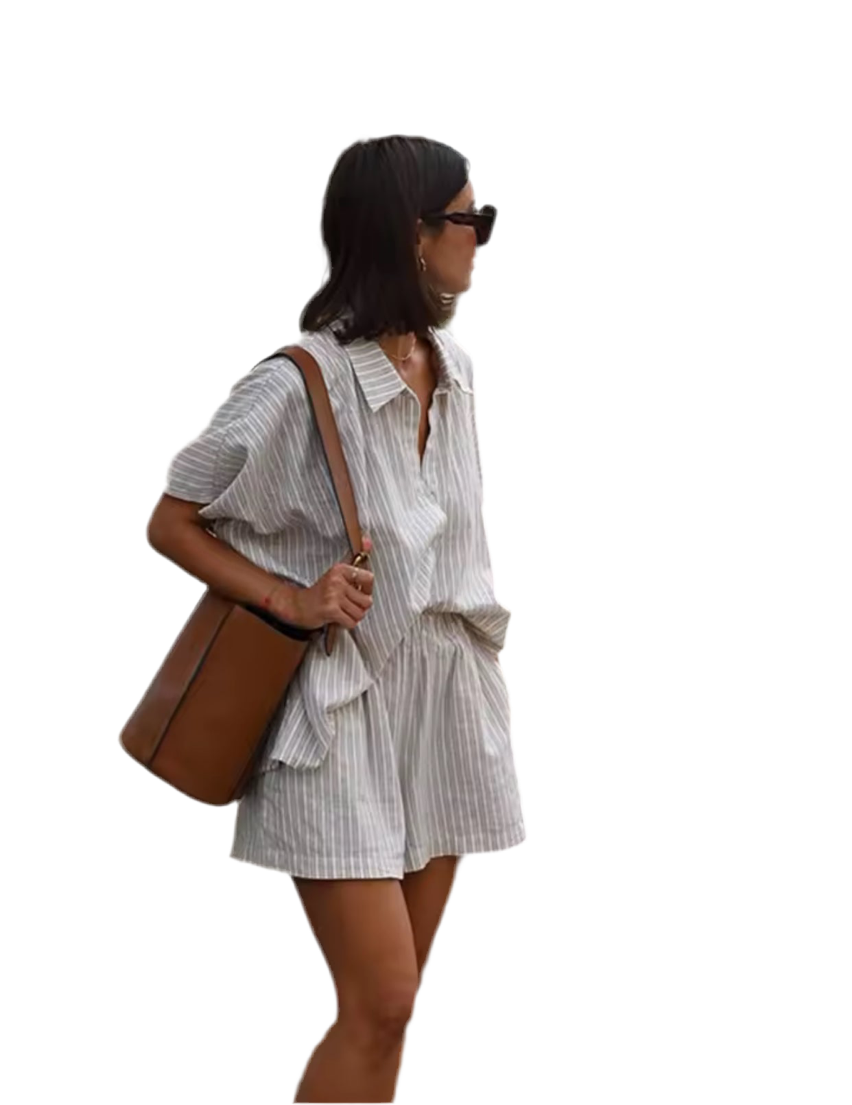 Simple Stripes Shirt Sets