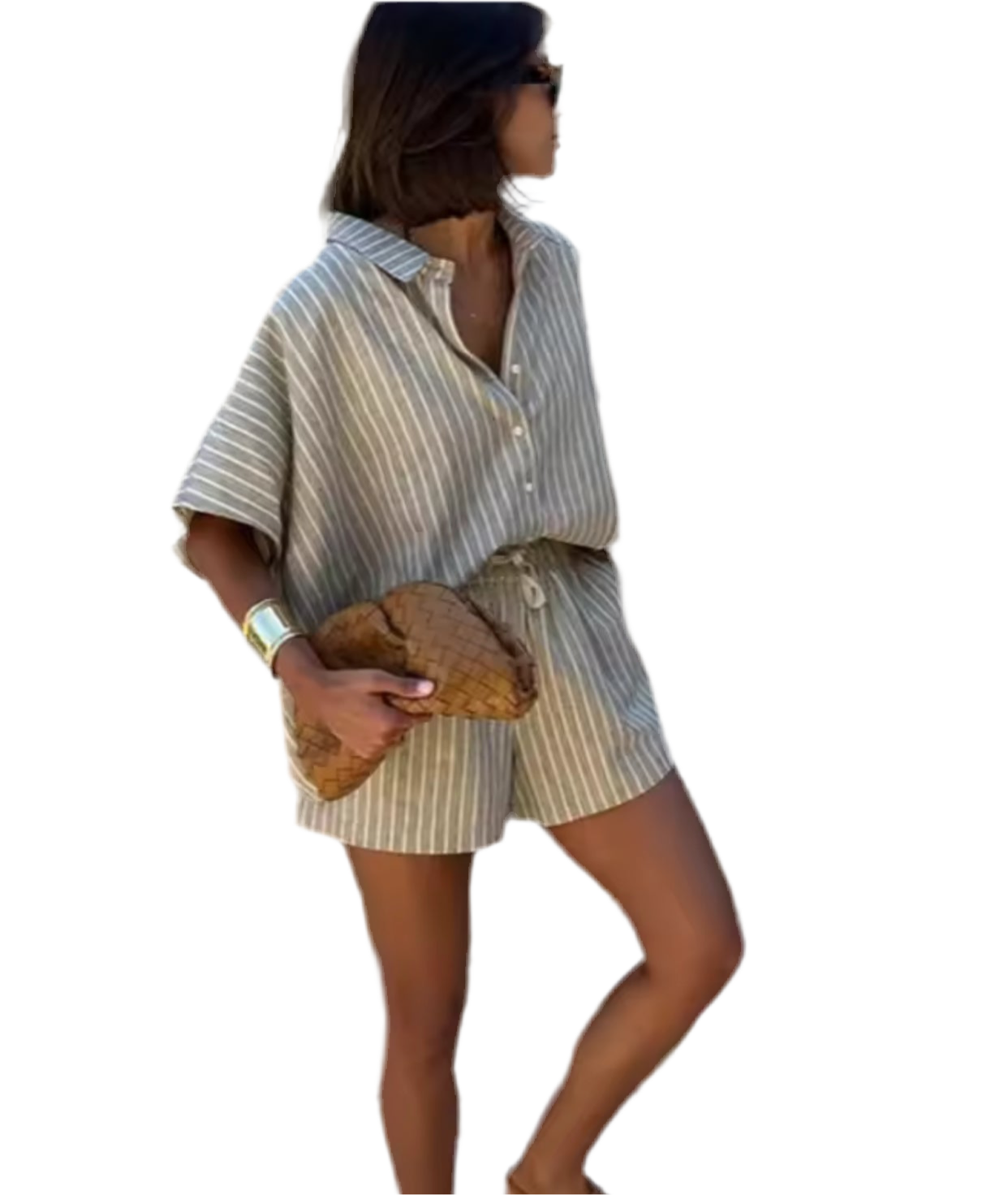 Simple Stripes Shirt Sets