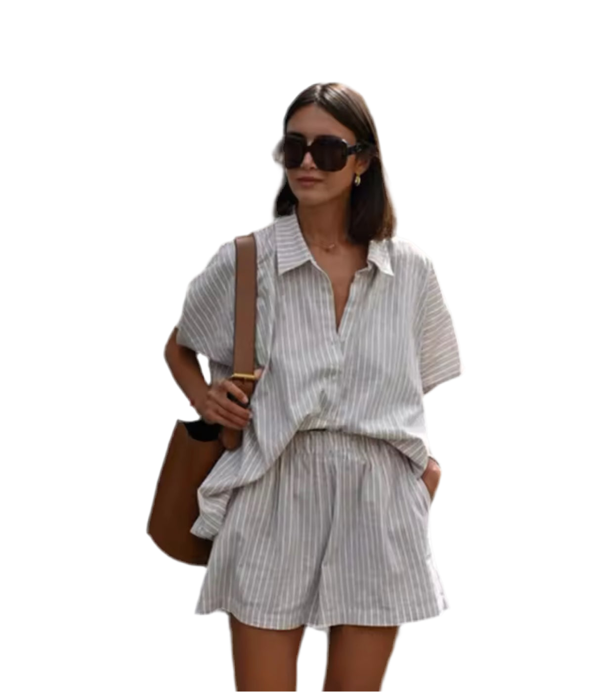 Simple Stripes Shirt Sets