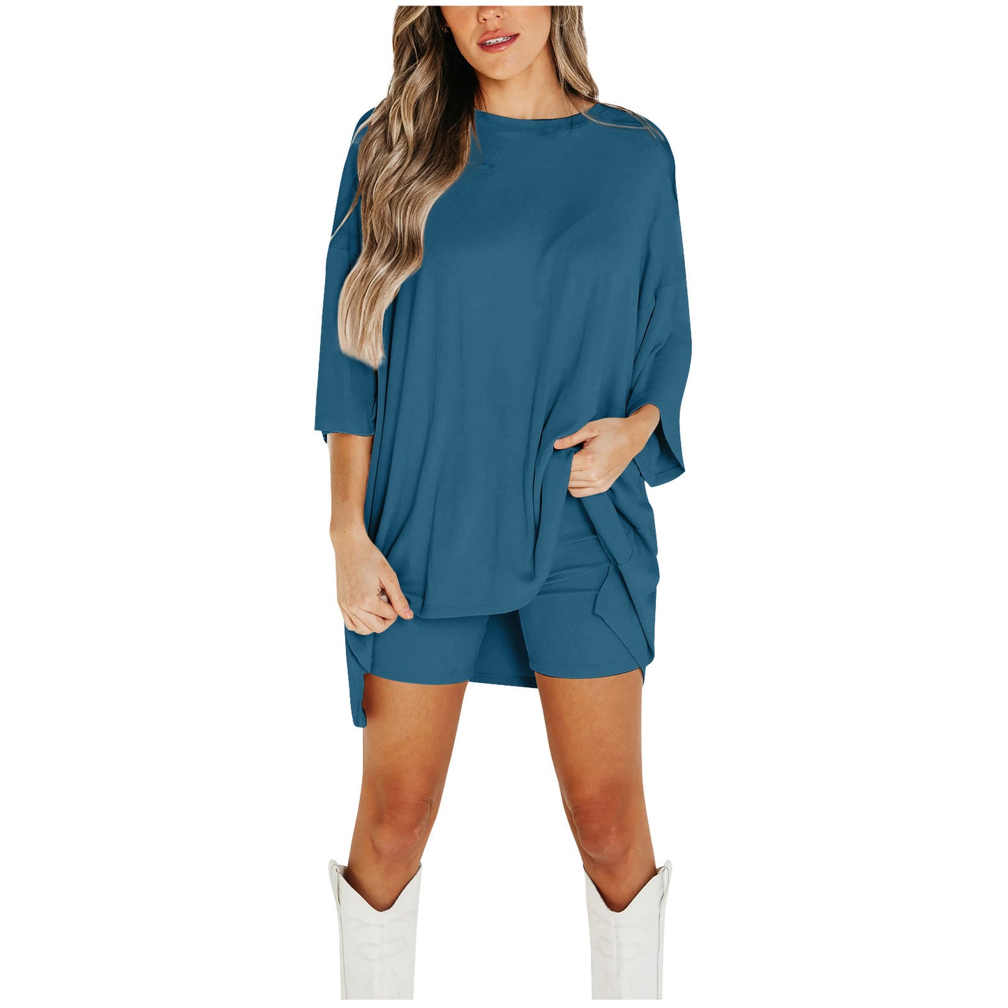 Women’s Short-sleeved T-shirt And Slim Tight Pants