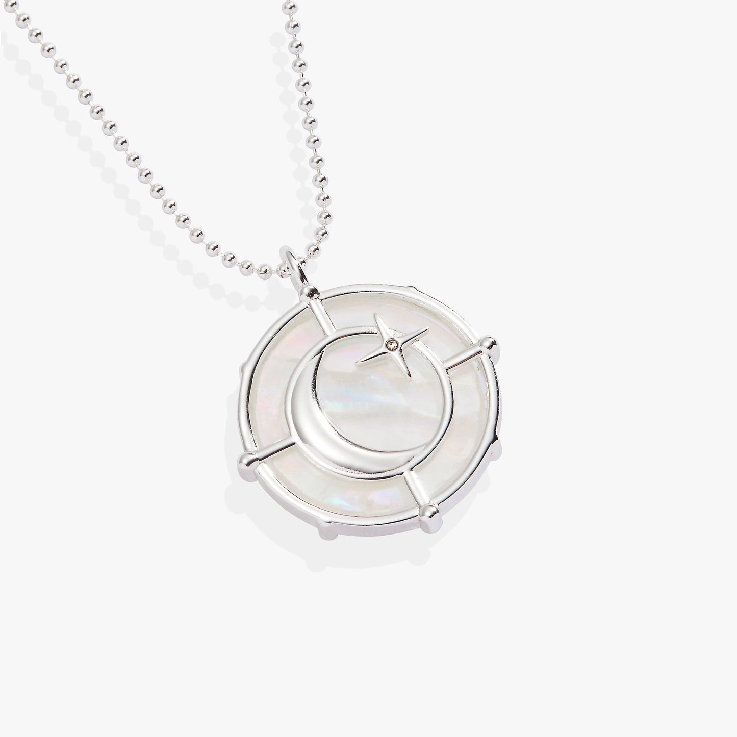 Gemini Zodiac Double-Sided Charm Necklace