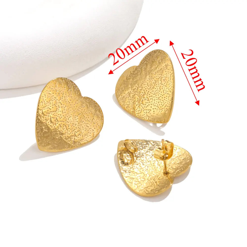 10pcs PVD Gold Plated Stainless Steel Earrings Stud Connectors For Jewelry Making DIY Earring Hooks Posts Jewelry Materials Bulk