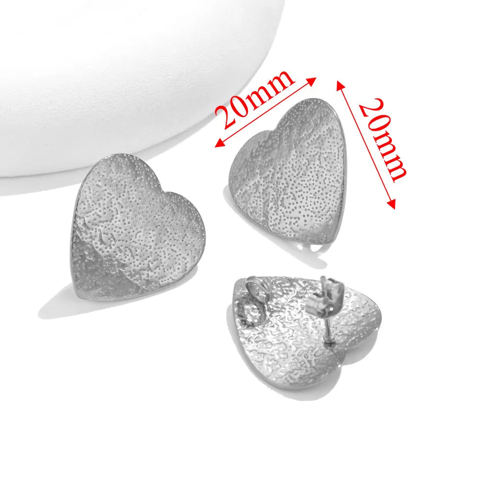 10pcs PVD Gold Plated Stainless Steel Earrings Stud Connectors For Jewelry Making DIY Earring Hooks Posts Jewelry Materials Bulk