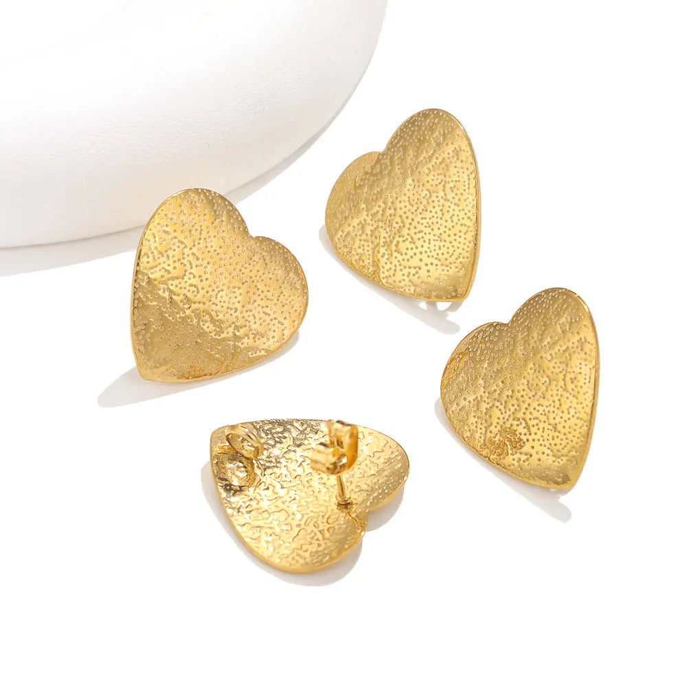 10pcs PVD Gold Plated Stainless Steel Earrings Stud Connectors For Jewelry Making DIY Earring Hooks Posts Jewelry Materials Bulk
