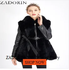 ZADORIN Mink Coats Autumn Winter Fluffy Black Faux Fur Coat Women Elegant Thick Warm Faux Fur Jackets For Women 2024 Tops