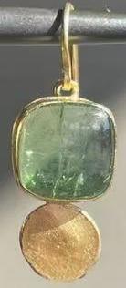 Fashionable Geometric Natural Stone Earrings From Europe And The US