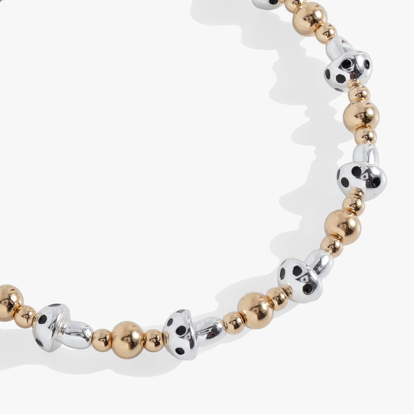 Mushroom Beaded Bangle