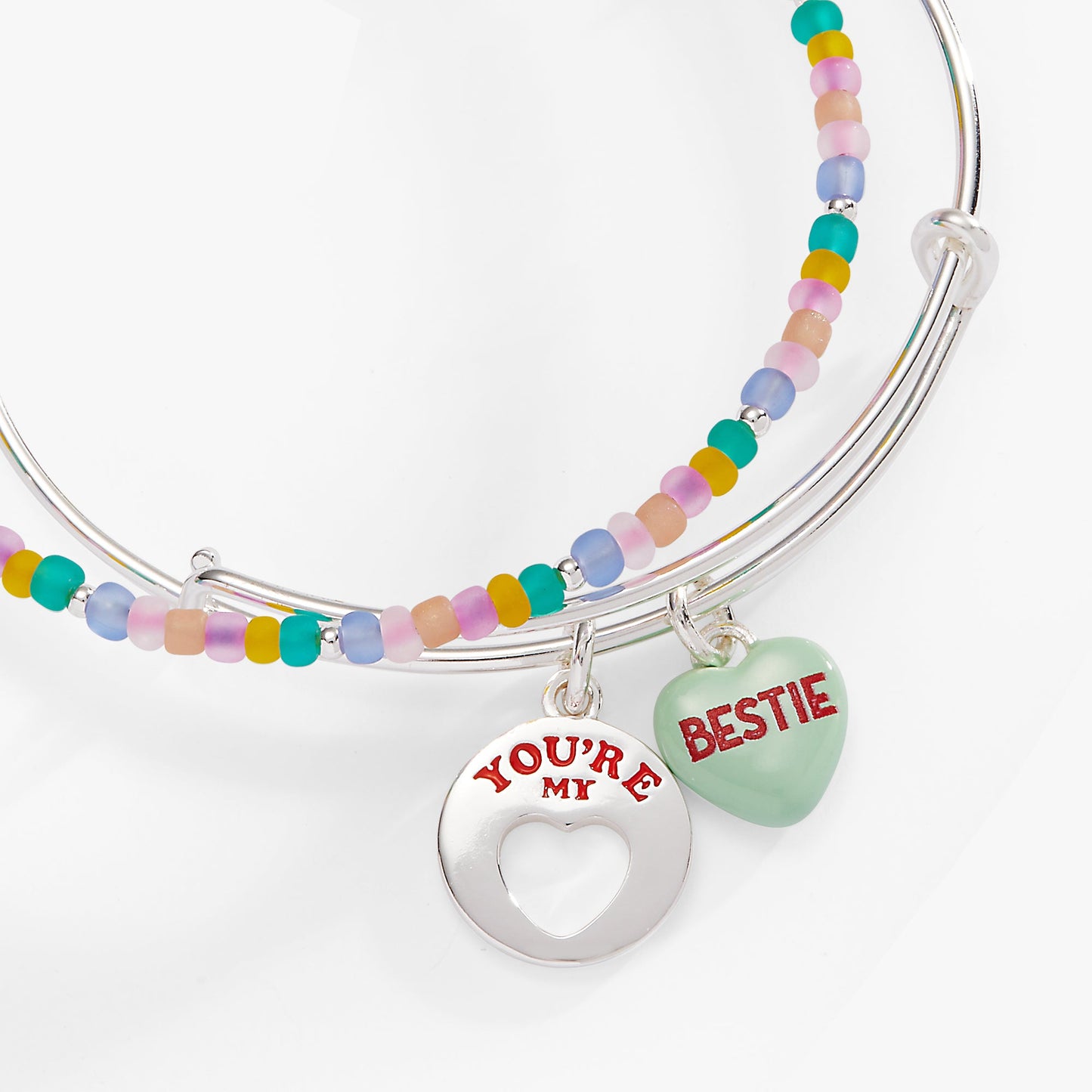 Sweethearts® 'You're My Bestie' Bangle Set of 2