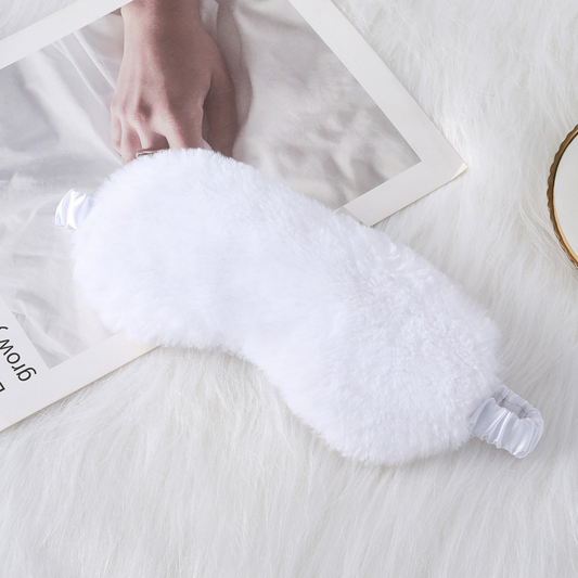 Rabbit Fur Eye Mask