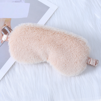 Rabbit Fur Eye Mask