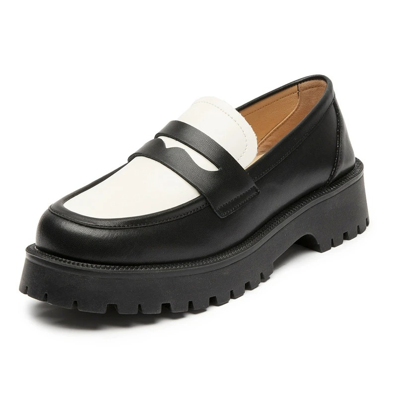 British Style Thick-Soled Loafers