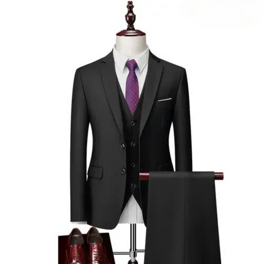 High End 3 Piece Modern Business Suit