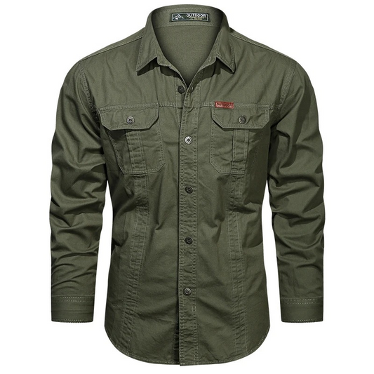 Men's Long Sleeve Cargo Shirt