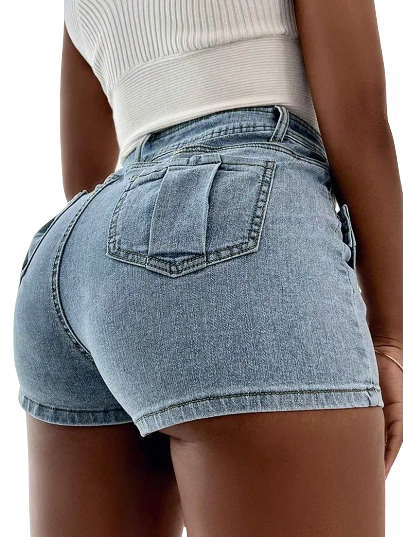 Denim Mini Skort