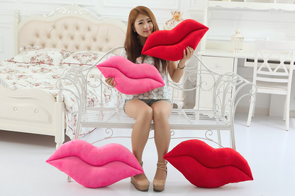 Plush Big Lips Pillow – Soft & Sexy Lip-Shaped Cushion for Home Decor, Gifts & Cozy Comfort