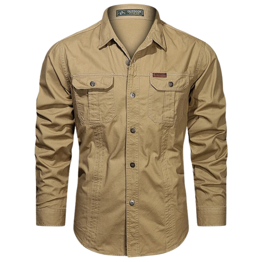 Men's Long Sleeve Cargo Shirt