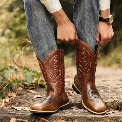 Men's Horse Riding Cowboys Boots