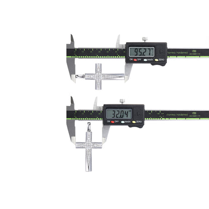 Set With Top-quality Moissanite, This Luxurious And Fashionable Light Luxury Trend Jewelry Necklace Pendant Is Made Of S925 Silver Electroplated With Platinum