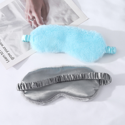 Rabbit Fur Eye Mask