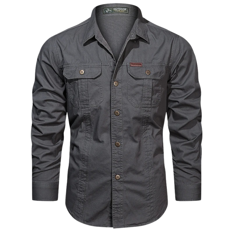 Men's Long Sleeve Cargo Shirt