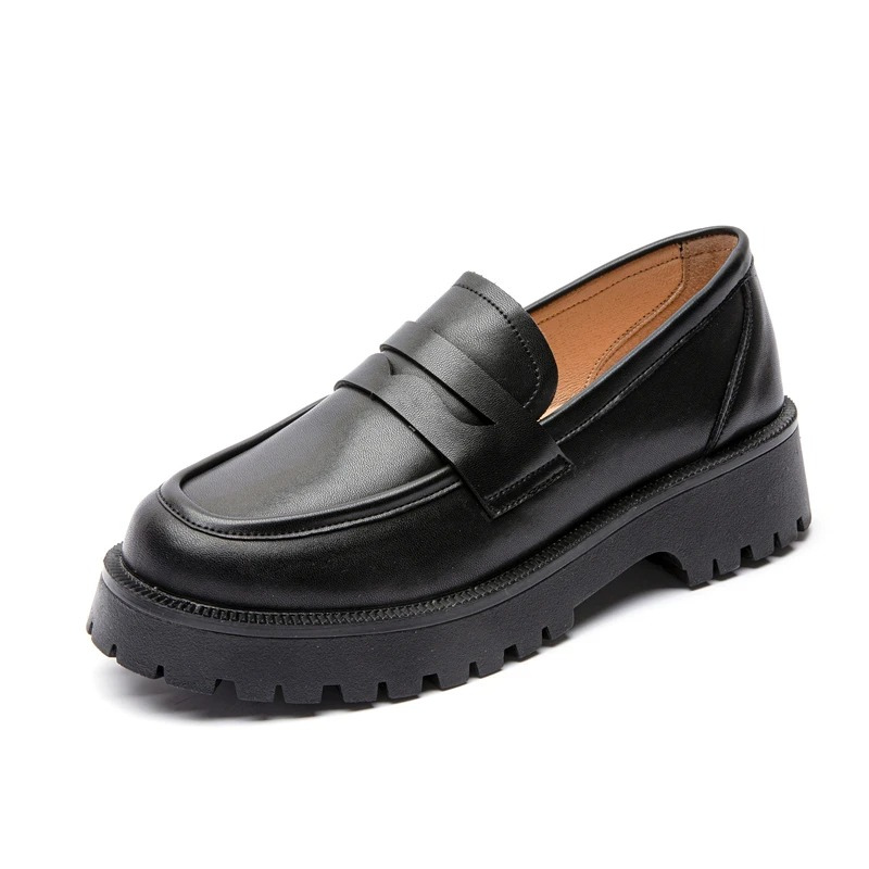 British Style Thick-Soled Loafers