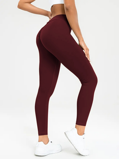 Women's High-Waist Yoga Pants – Butt-Lifting, High-Elastic Fitness Leggings for Workout & Activewear