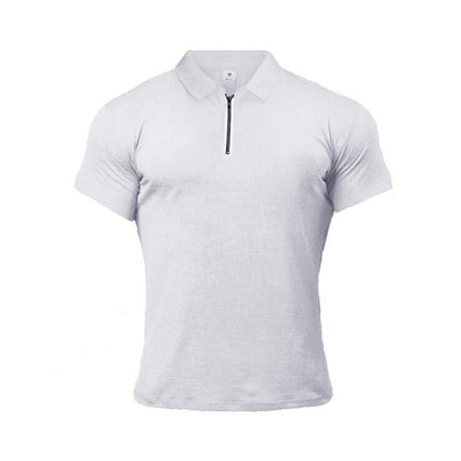 Sports Polo Shirt Summer Short-sleeved Tops Men's Short-Sleeved Polo Shirt Solid Color Men's T-Shirt Summer Casual Comfortable Men's Clothing