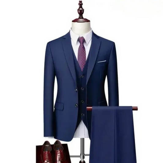 High End 3 Piece Modern Business Suit