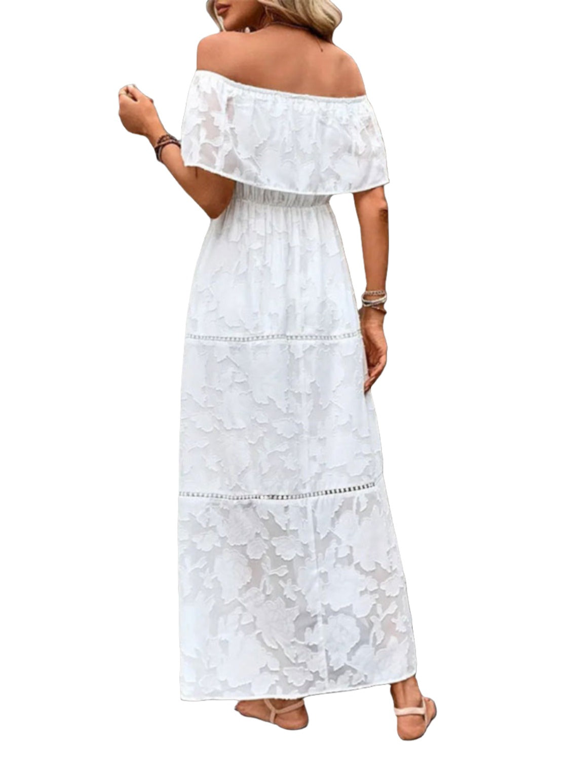 Ethereal Off-Shoulder Maxi Dress