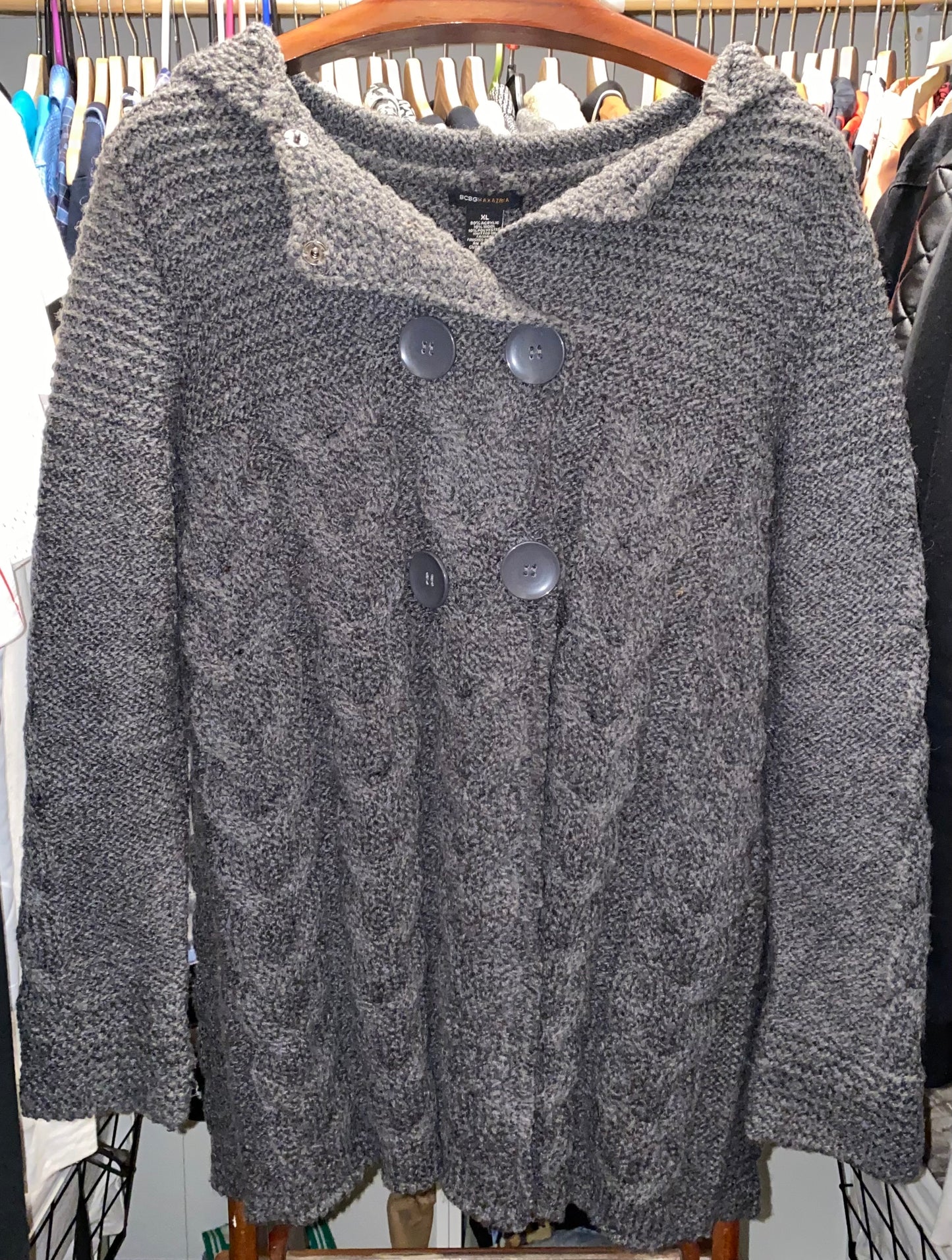 BCBG MAXAZRIA Grey Sweater