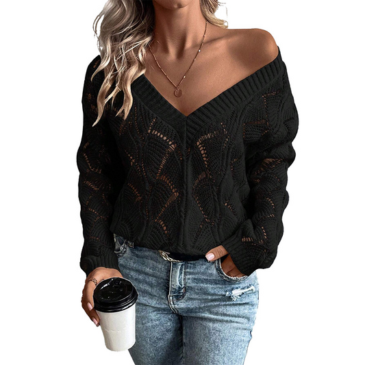 The Chic Hollow Knit Pullover