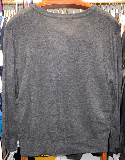 Cable & Gauge Grey Button Up Cardigan