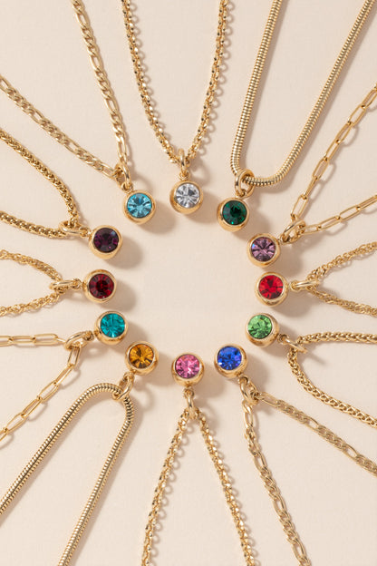 January Birthstone Interchangeable Charm