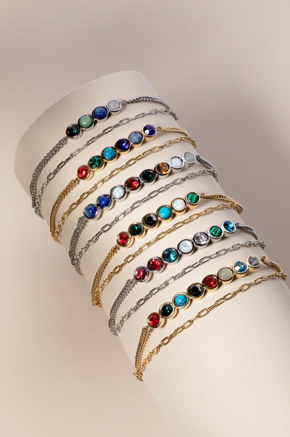 Mother Hidden Message Acrostic Bolo Bracelet