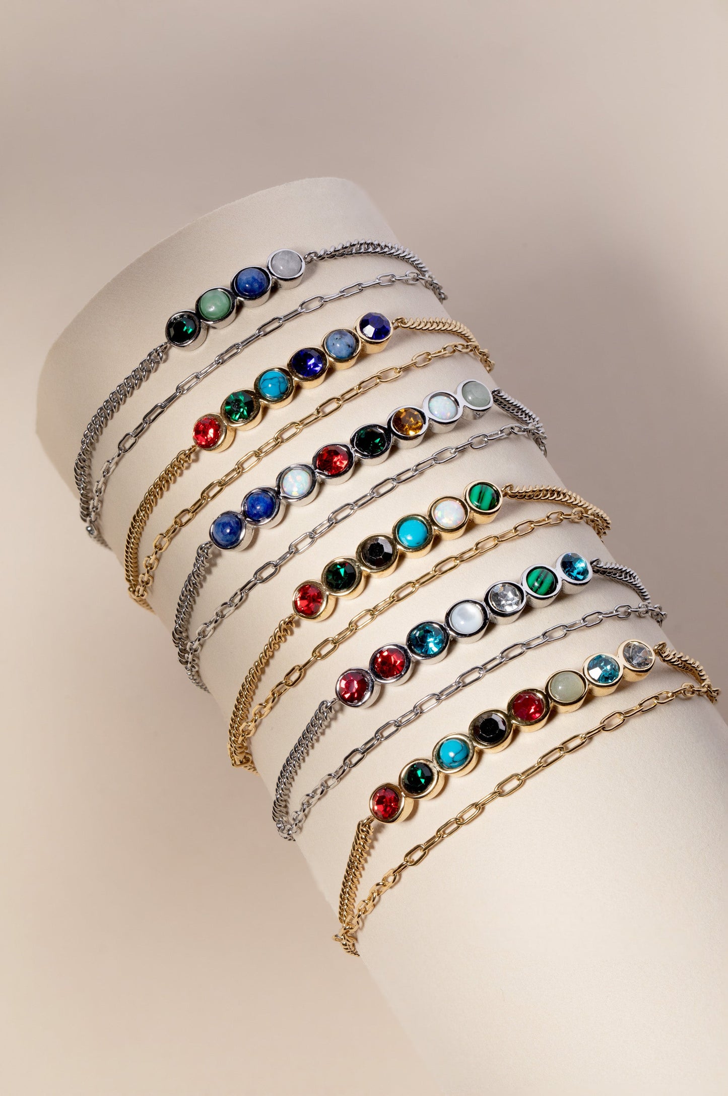 Wife Hidden Message Acrostic Bolo Bracelet