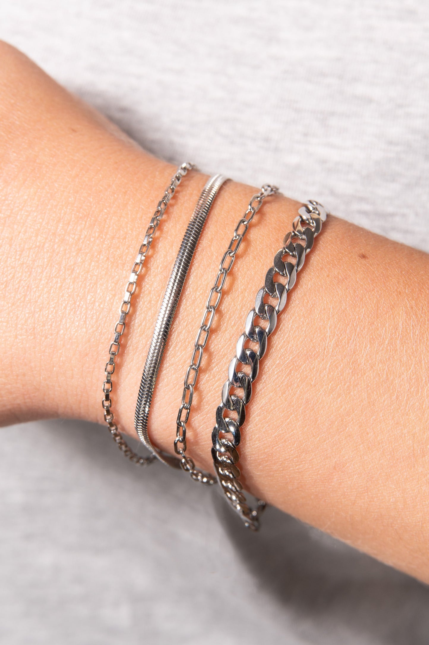 Everyday Flat Curb Chain Bracelet