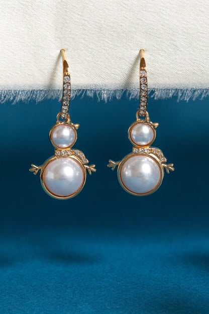 Snowwoman Dangle Earrings