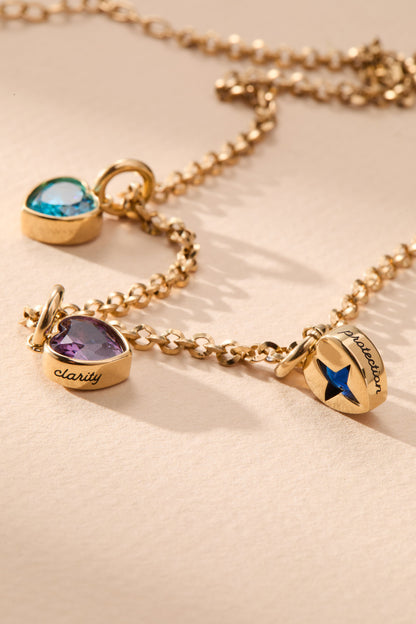 September 'Protection' Heart Birthstone Charm