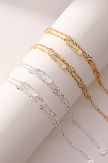 Mamá Infinity Chain Double Strand Bracelet