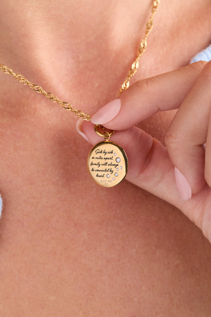 Grandma Hummingbird Disc Charm