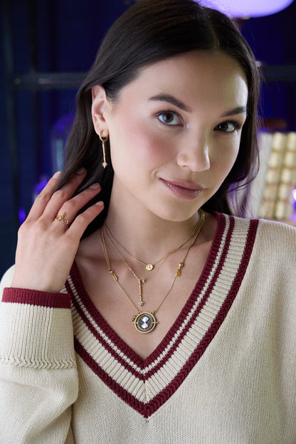 Harry Potter™ Time Turner Necklace, Gold