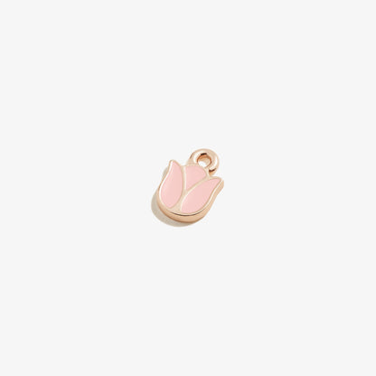 Tulip Hoop Earring Charm