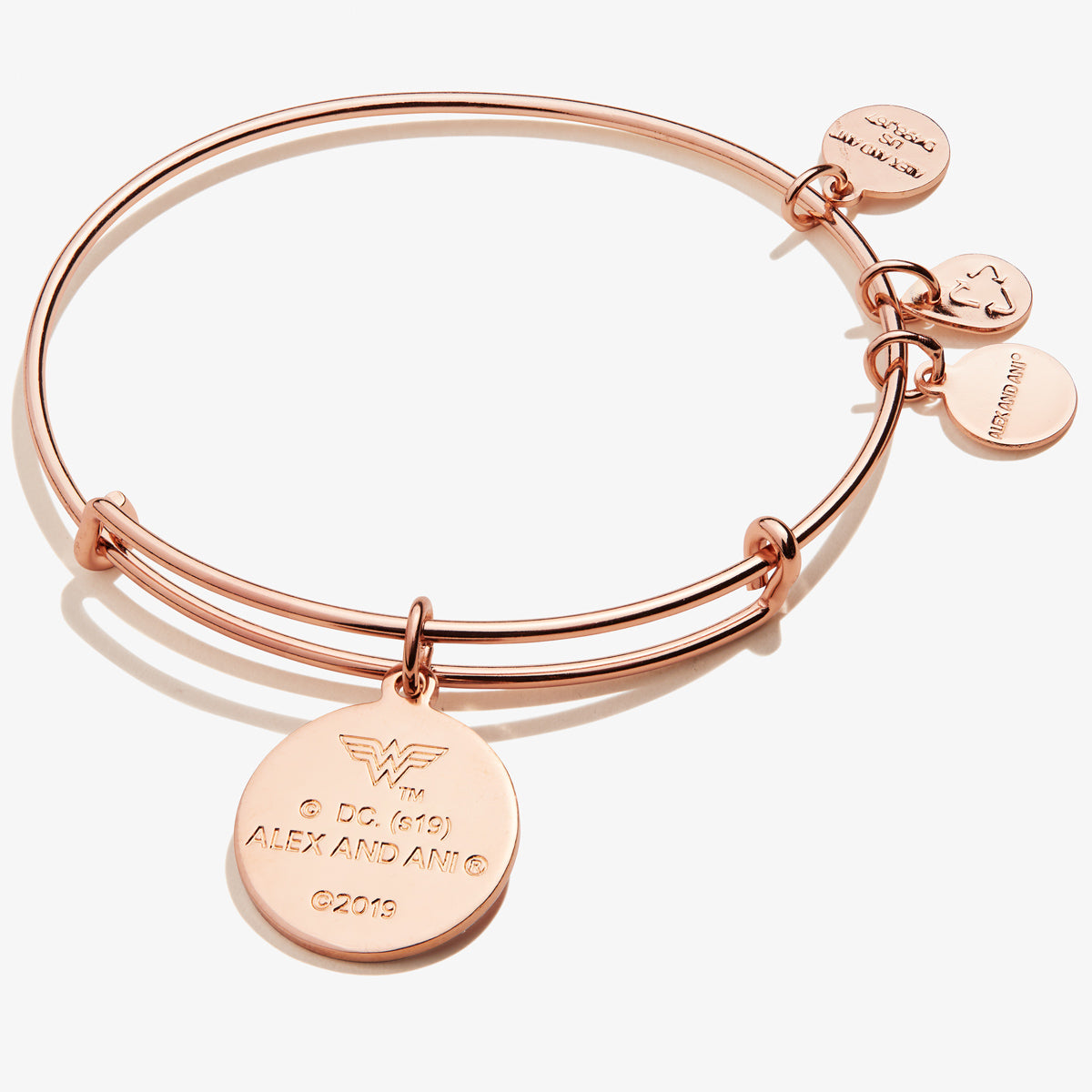 Wonder Woman™ 'Love Can Save The World' Charm Bangle