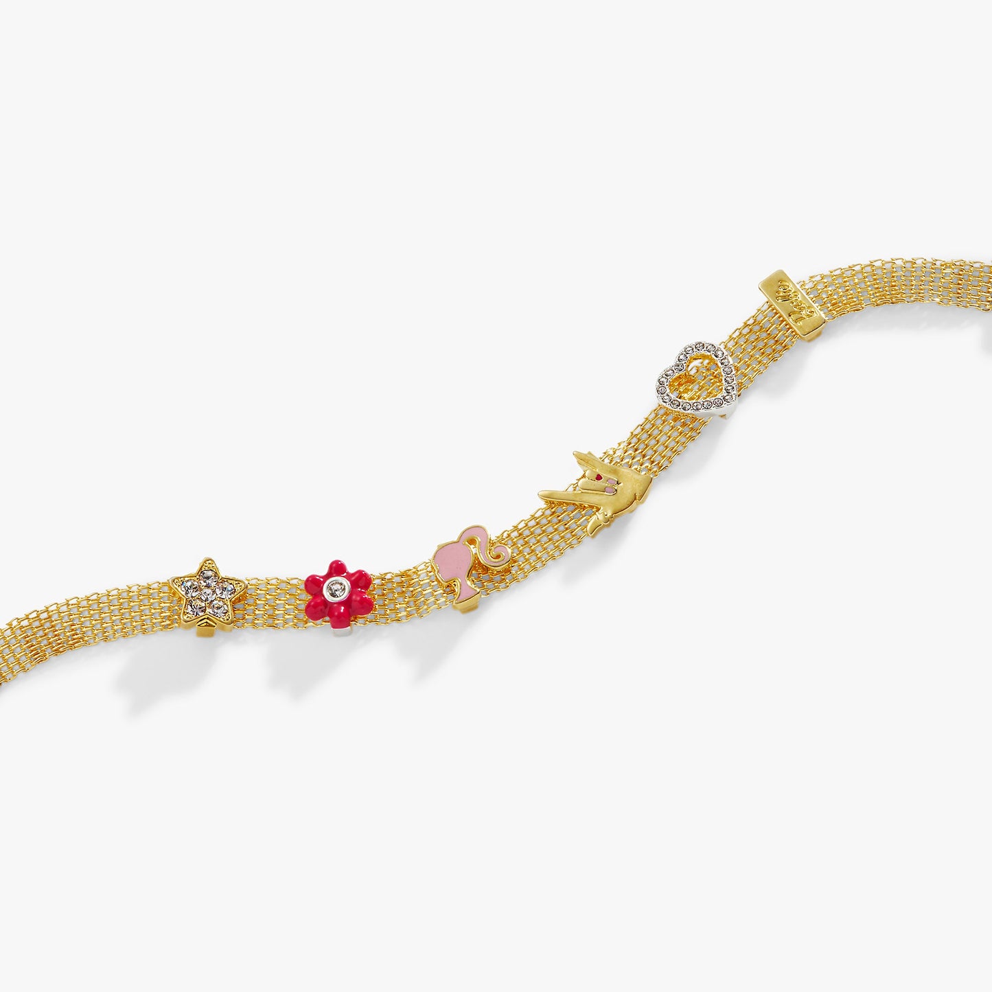 Barbie™ Multicharm Mesh Chain Bracelet