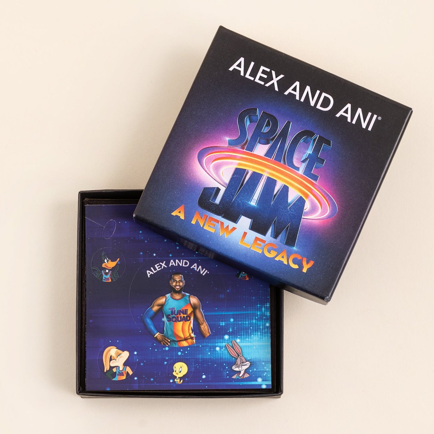 Space Jam Tweety + Sylvester Trio Charm Bangle