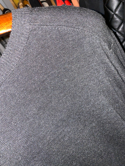 Cable & Gauge Grey Button Up Cardigan